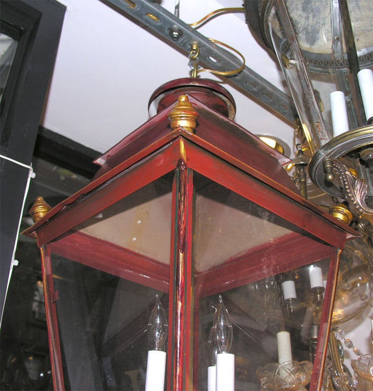 hall lantern In Good Condition For Sale In Jersey City, NJ