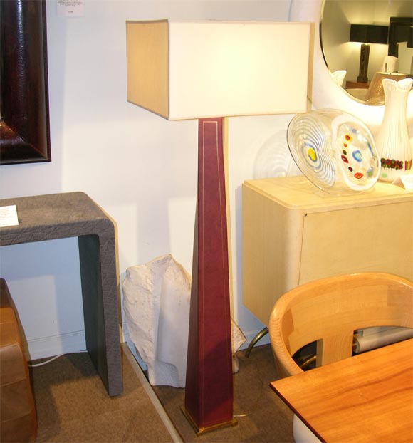 "J.M.F. Floor Lamp" designed by Karl Springer