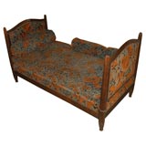 French Art Deco Day Bed with Fold-Down Side