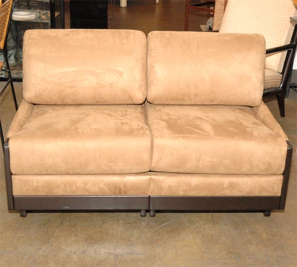Scarpa Atelier International settee for Cassina In Excellent Condition In Los Angeles, CA