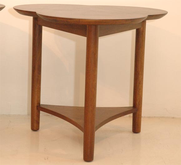 clover leaf side table