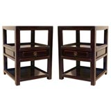 Square Side Table with Drawer