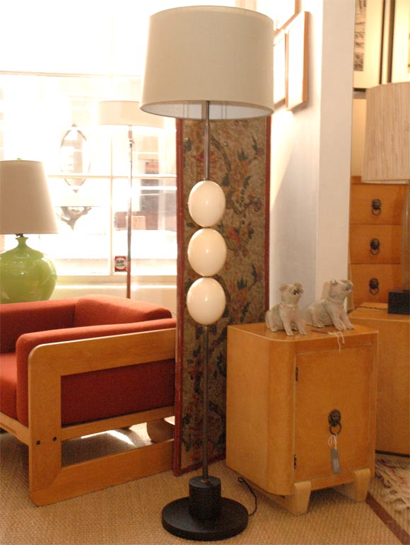 Ostrich Egg Floor Lamp