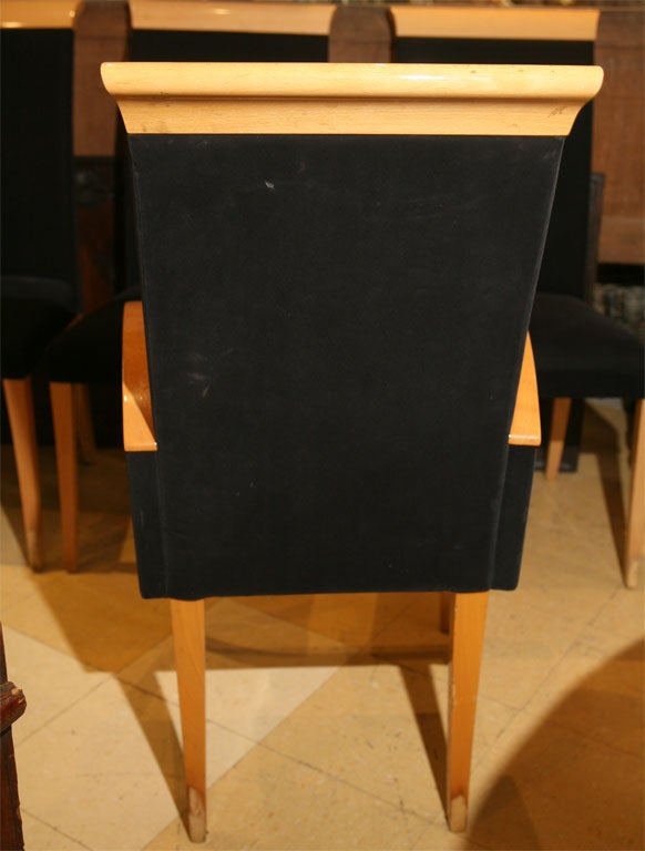 20th Century Mid Century Modern HIgh Back Dining Chairs