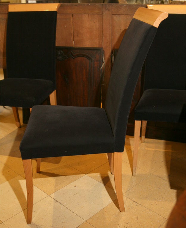 Mid Century Modern HIgh Back Dining Chairs 2