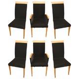 Mid Century Modern HIgh Back Dining Chairs