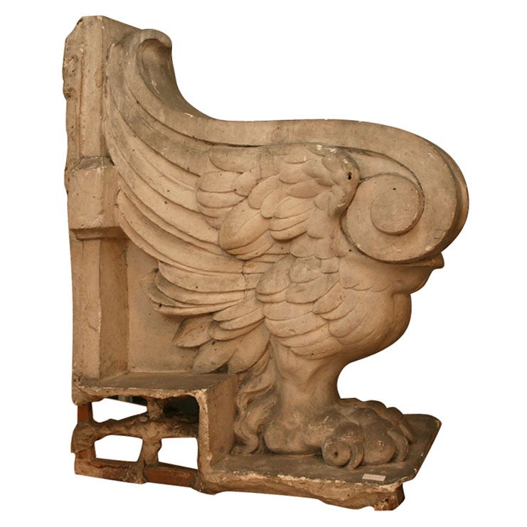 French plaster fragment