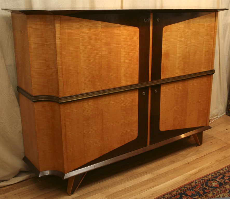 Mid Century French Secretary /Bar with storage