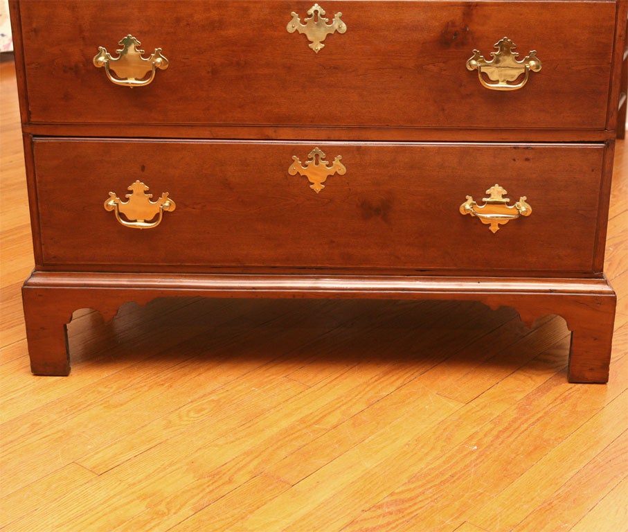 American Cherry Bonnet Top 18th Century Chest-on-Chest 3