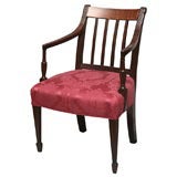 Sheraton/Regency Inlaid Armchair
