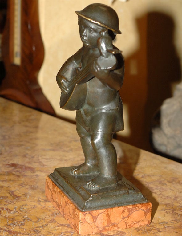 Art Deco Bronze by M-Fassold In Good Condition For Sale In Glen Ellen, CA