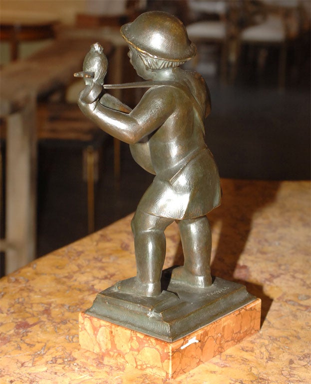 20th Century Art Deco Bronze by M-Fassold For Sale