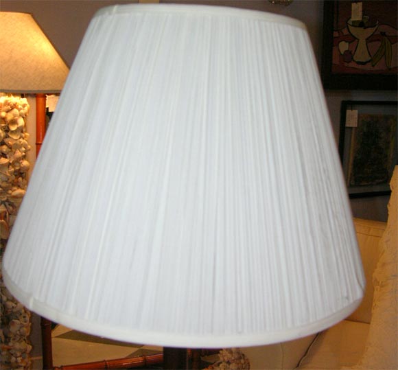 Mahogany Table Lamp 1