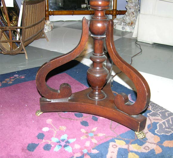 Mahogany Table Lamp 2