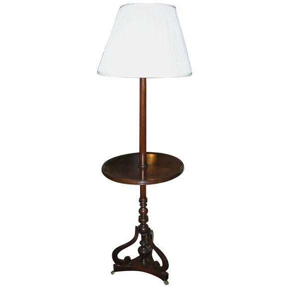 Mahogany Table Lamp