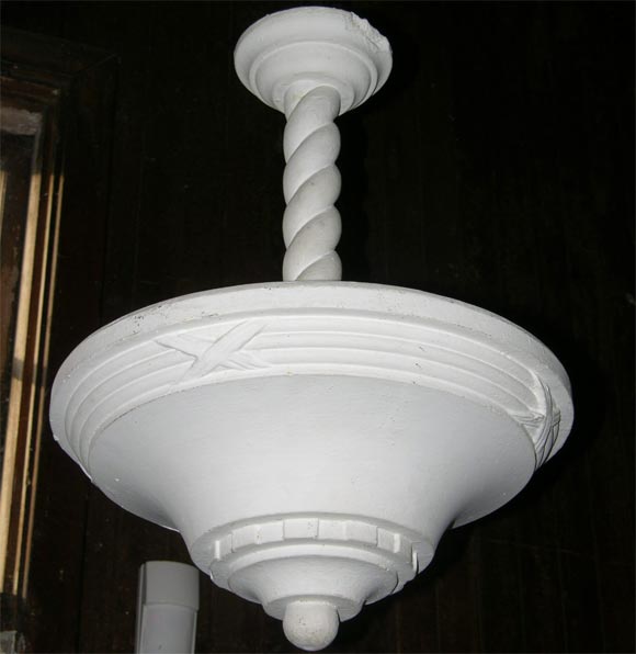 French Plaster Ceiling Uplight For Sale 1