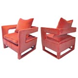 Pair of Club Chairs