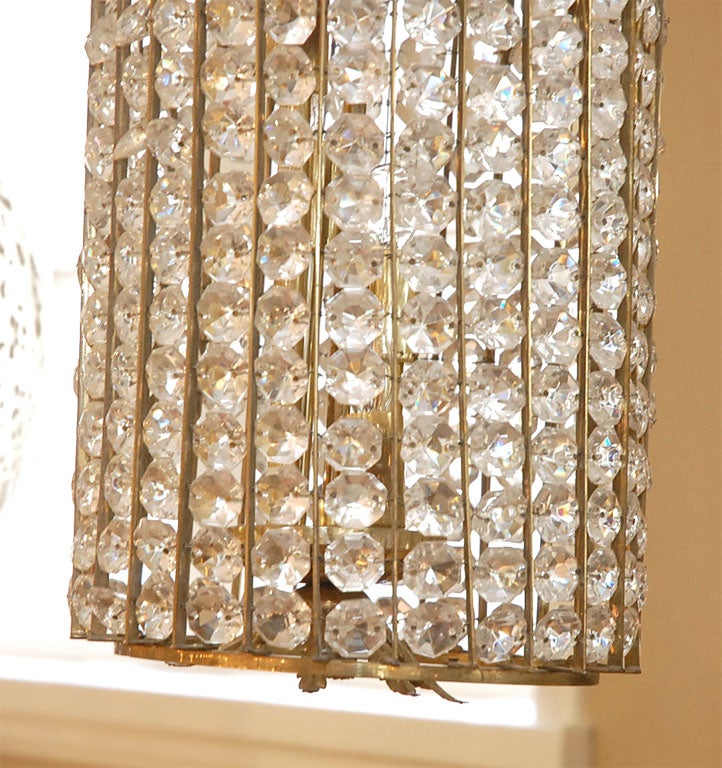 Mid-20th Century Austrian Crystal Chandelier