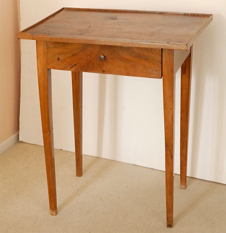 19thC. French fruit wood side table