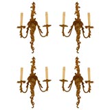 Antique Set of 4 French  sconces