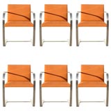 Retro Set of 6 Custom-Made  "Brno" Chairs