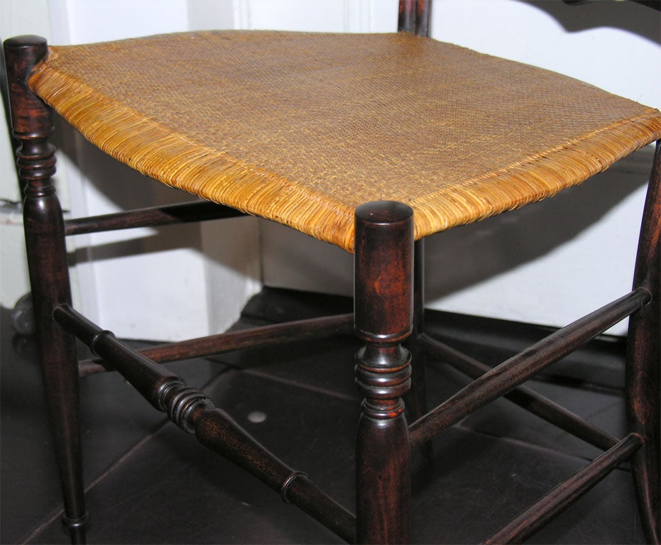 Set of Four Italian Dining Chairs In Excellent Condition For Sale In New York, NY