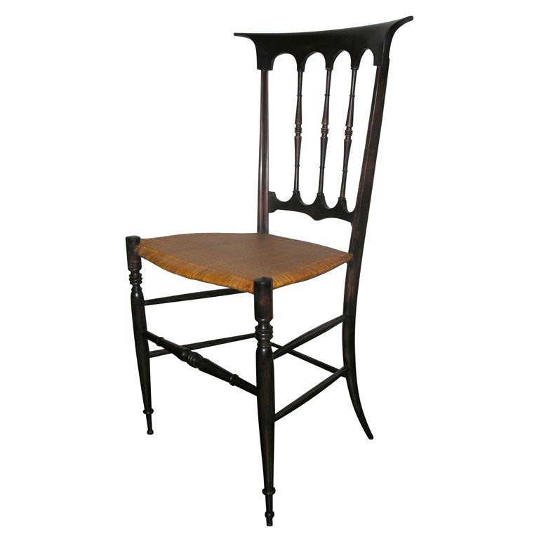 Set of Four Italian Dining Chairs For Sale