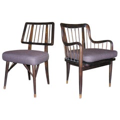 Set of 4 Dining Chairs Custom Designed by Paul Laszlo