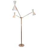 Three arm Floor Lamp by Stilnovo