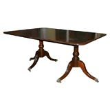Antique   Two Pedestal Dining Table