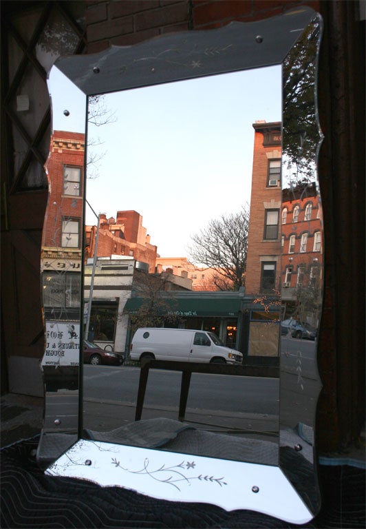 Large Etched Mirror