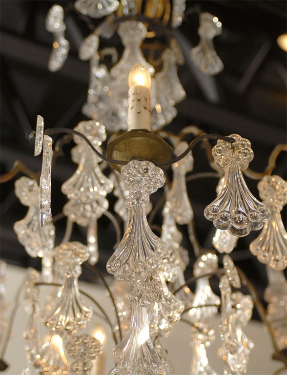 French Crystal Chandelier Circa 1890 6