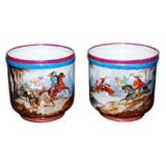 Pair of Paris Porcelain Jardinieres 3
