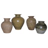 Antique A Collection of Burmese Ceramic Jars