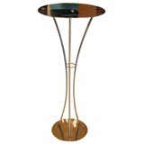 Elegant Nickel Plant Stand or Pedestal