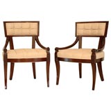 A Stylish Pair of Side Chairs attributed to Grosfeld House