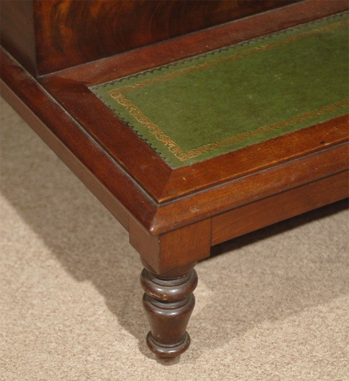English Steps for four poster bed or library.