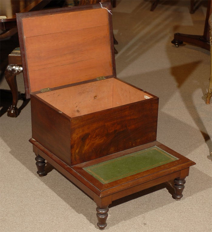 19th Century Steps for four poster bed or library.