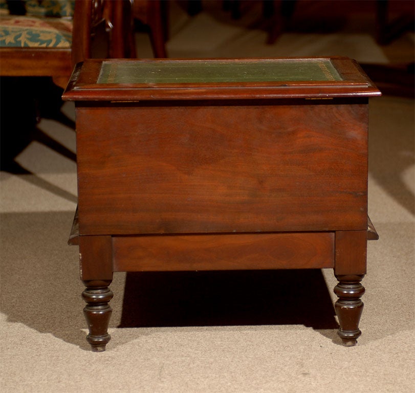 Mahogany Steps for four poster bed or library.