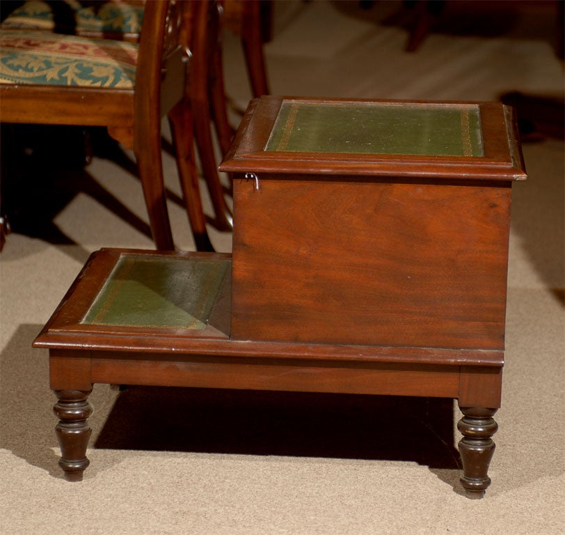 Steps for four poster bed or library. 1