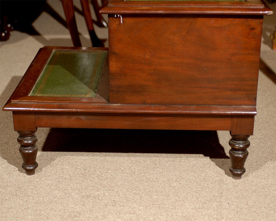 Steps for four poster bed or library. 2