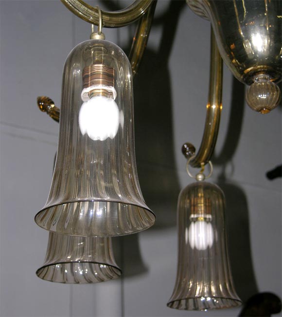 Venini Chandelier Made in Venice, 1930 For Sale 3