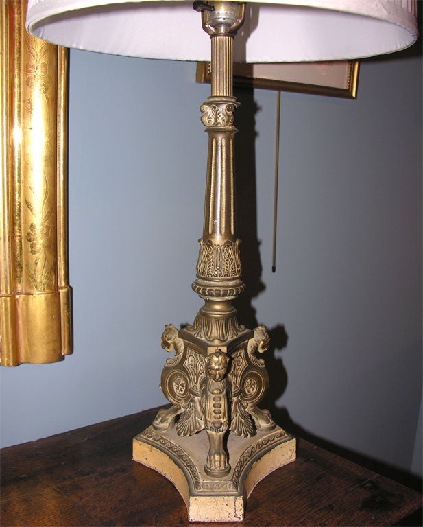 Pair of Classical Style Lamps In Good Condition In New York, NY