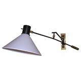 A French Articulated Wall Sconce by Boris Lacroix