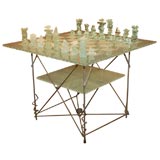 Glass Chess Table By: Marco de Gueltzl