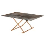 X-Form Coffee Table with Honed Slate