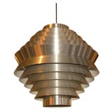 Vintage Beehive Cone Shaped Hanging Fixture