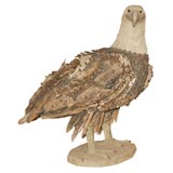 Mixed Media Standing Eagle