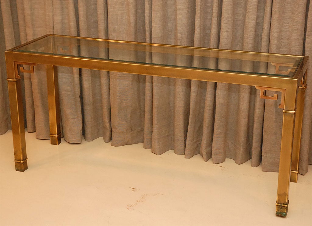 Brass Mastercraft Console