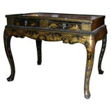 Chinese Export  Lacquered Tray Top Table, mid 18th century
